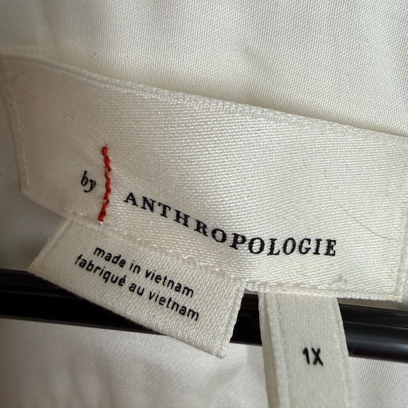 Anthropologie White Blouse - Picture 5 of 5